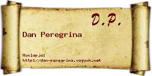 Dan Peregrina névjegykártya